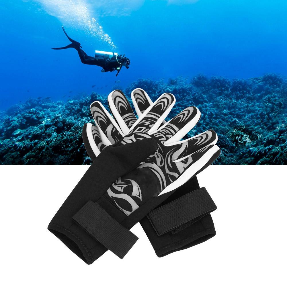 Keep Diving 2 мм Теплые неопреновые перчатки для плавания, дайвинга, снорклинга, оборудование (Черный S)