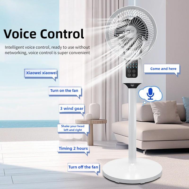 Бытовой пульт дистанционного управления Электрический вентилятор Офисный голосовой трясущийся напольный вентилятор Стол для общежития Вертикальный вентилятор циркуляции воздуха