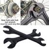 2Pcs MTB Bicycle Cycling Repair Hub Spanner Foot Pedals Wrench Bike Accessories