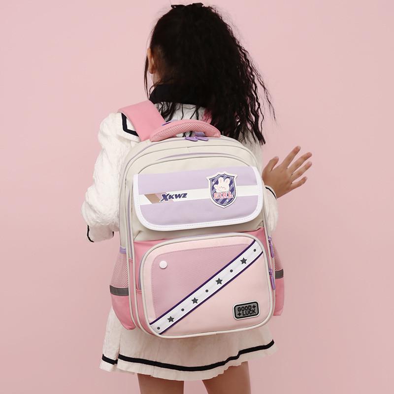 Прочный детский рюкзак из ткани Оксфорд, милые и забавные стили для мальчиков и школьниц