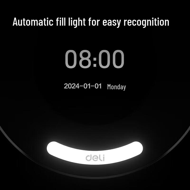 Deli Smart Face Recognition Attendance Machine D65C CN plug (adapter included)