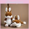 Pouch Pocket Plush Toy Rabbit With Soft Short Fur For Kid And Collectors