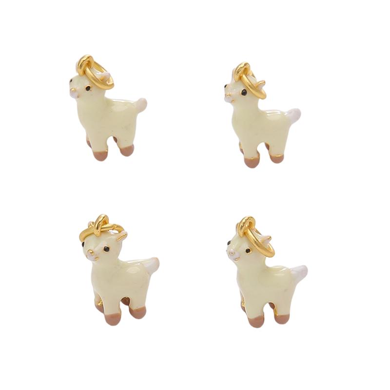 1pc/bag Alloy Drop Oil Cute Little Animal Pendant DIY Bracelet Necklace Earrings Jewelry Accessories