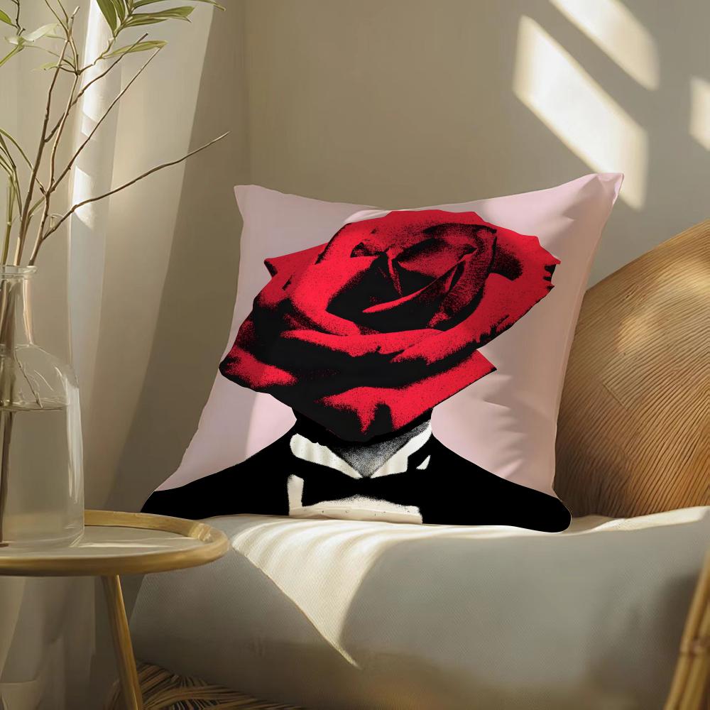 The Ggodfather Moive Pillow Case DoubleSided Plush Sofa Cushion Covers Organic Breathable Invisible Zipper