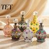 Refillable Perfume Bottle 15ML Vintage Luxury Bottle, Essential Oil & Fragrance Glass Travel Dubai Arabian Style Empty Container for Portable