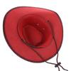 Elegant Cycling Caps Knight Hat Sun Protection Caps Climbing Hats Sunscreen Caps Western Cowboy Hats PU Leather Summer Sun Hats