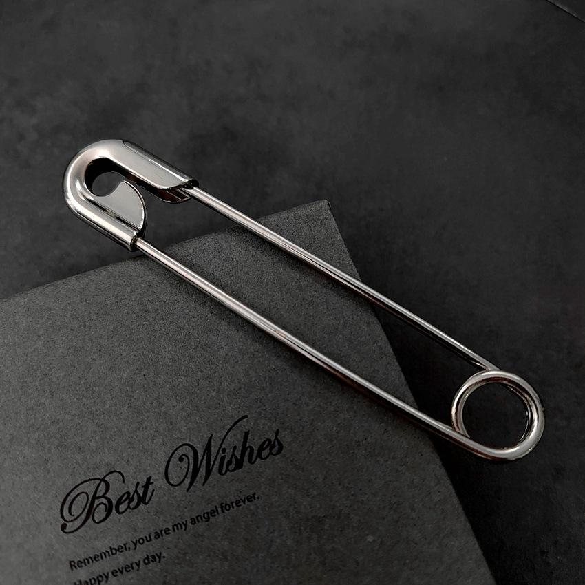 Fashionable Large Pins for Clothing Smooth Metal Safety Pins Jeans Dress Scarf Adjustable Pins