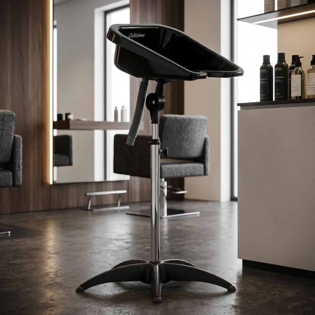 Portable Hairdressing Washer on a Stand, Adjustable