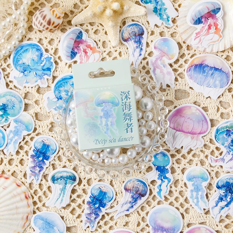 46 pcs Kawaii Fairy Tale World Decorative Boxed Stickers Scrapbooking Label Diary Sticker Stationery Album Phone Journal Planner