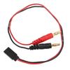 Кабель-адаптер Futaba Female на 4,0 Banana Male для балансирной зарядки LiPo аккумуляторов 22AWG (KST‑030)