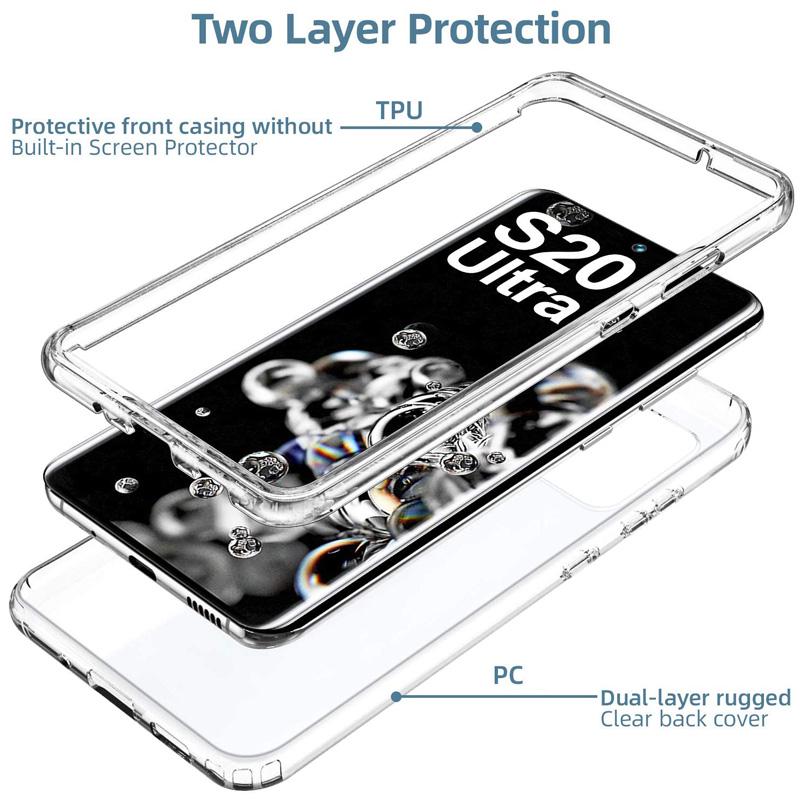Передняя и задняя крышка для iPhone Samsung Huawei Xiaomi Redmi 9T OPPO