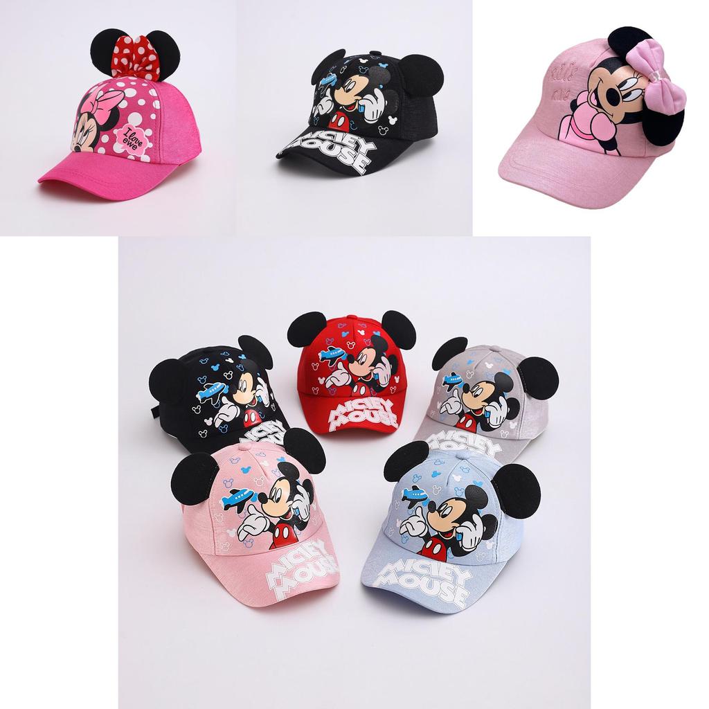 Mickey Mouse Duckbill Hat With Sunshade For Childrens Outdoor Activities And Casual Wear