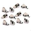Pack Of 12 Zinc Alloy Banjos Brackets Chrome Banjo Replacement Parts