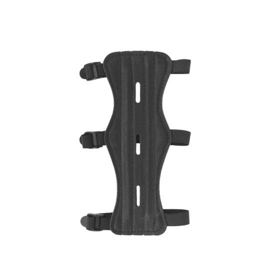 3 Straps Leather Archery Arm Guard Outdoor Hunting Safety Protection Gear