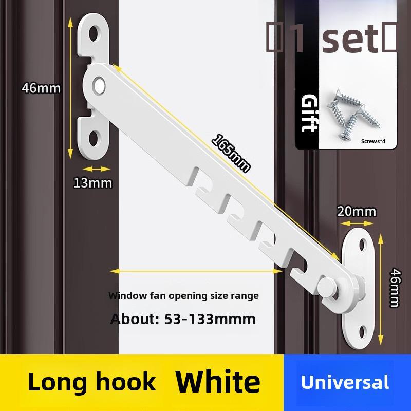 Замок безопасности для детей на окна и двери - ветрозащитный крючок