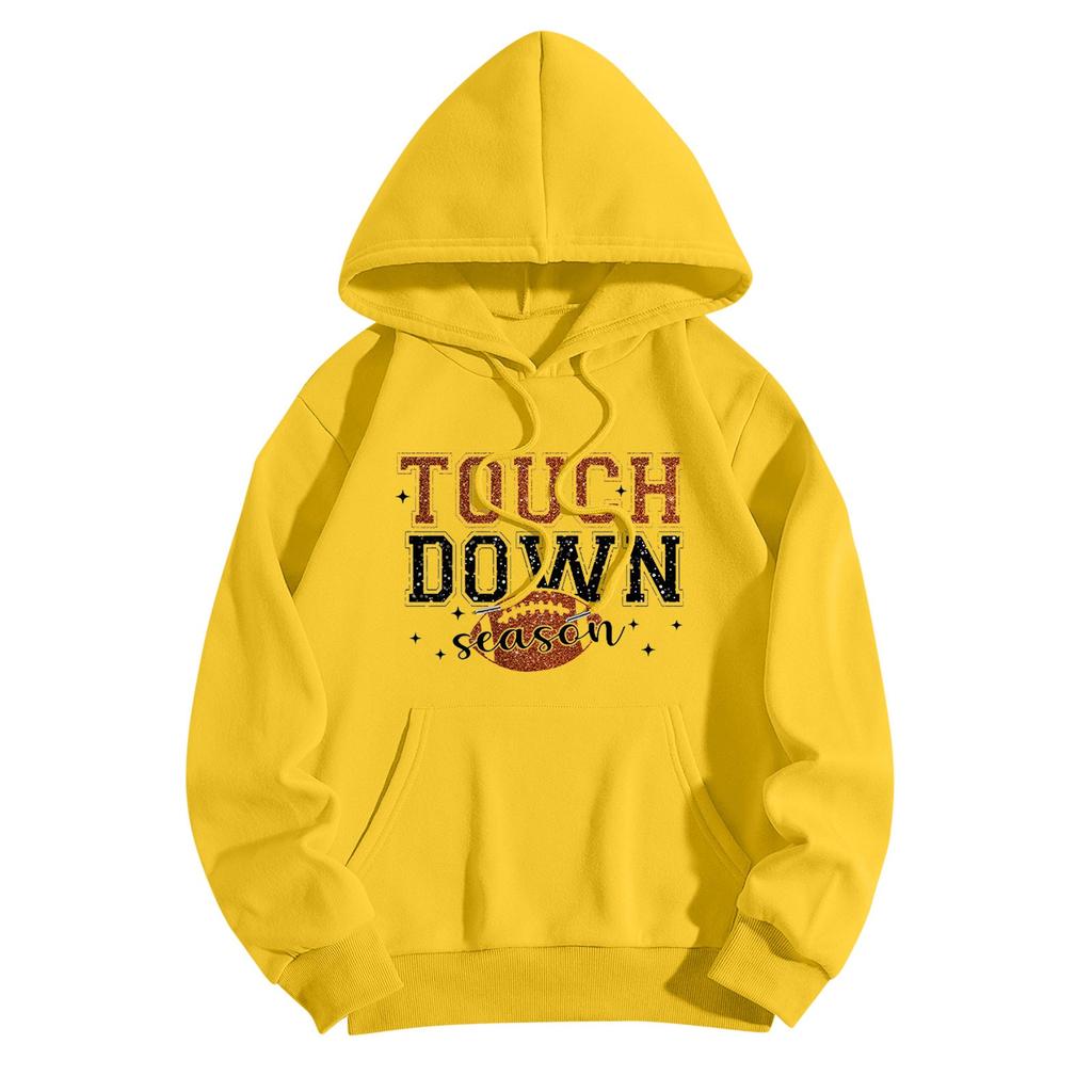 Толстовки для девочек-подростков с длинным рукавом и принтом букв, повседневные графические толстовки с капюшоном, пуловер с завязками, симпатичная толстовка большого размера