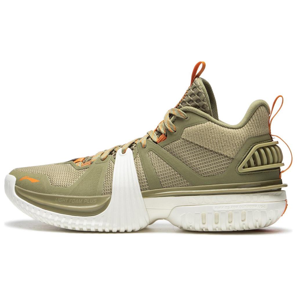 Li Ning Storm 2024 WNTR Badfive Lightweight Rebound Grip Durable Stability Cushioning Anti-Slip High-Top Basketball Shoes Men Sneaker ABFU051-1