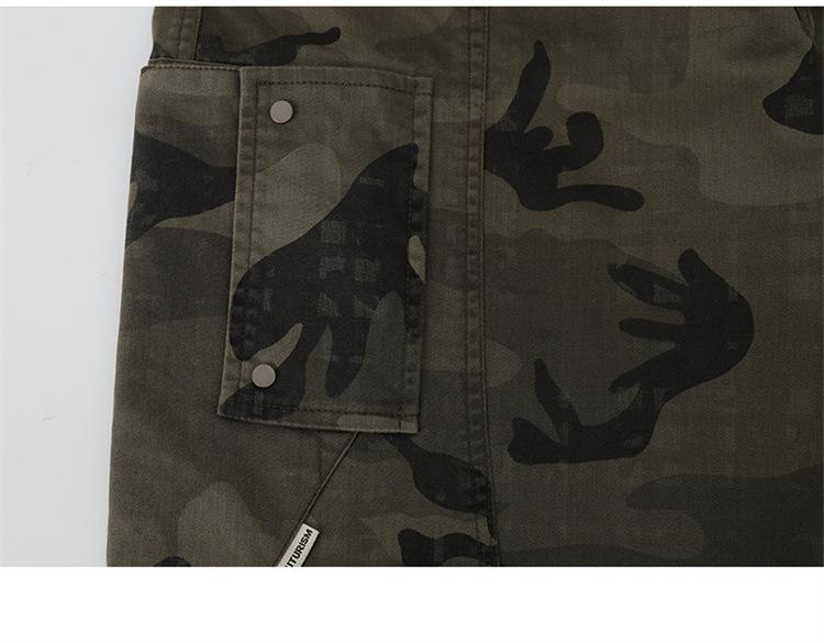 Boys' Camouflage Cargo Pants - Spring/Autumn 2025 Casual Trend