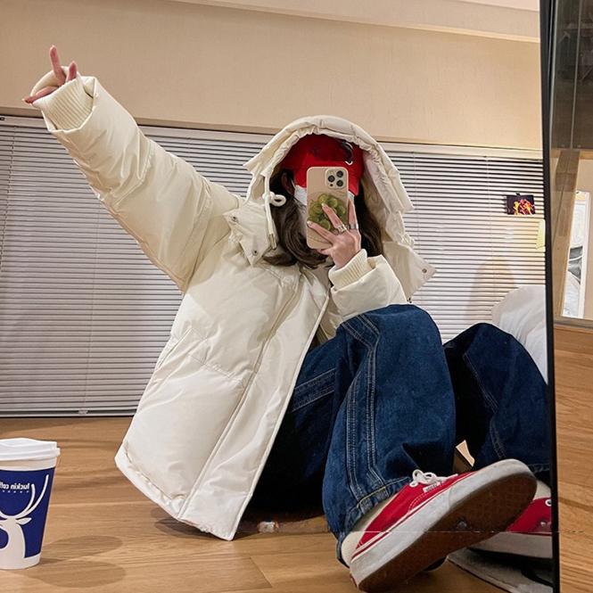 Gery пуховик хлопковый женский с капюшоном парки зимнее стеганое пальто толстый теплый вышитый Love свободный пуховик женская зимняя верхняя одежда