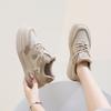 Autumn Easy Wear Shoes New Ins Female Student Raise the Bottom Sports Board Shoes Casual Shoes Fashion