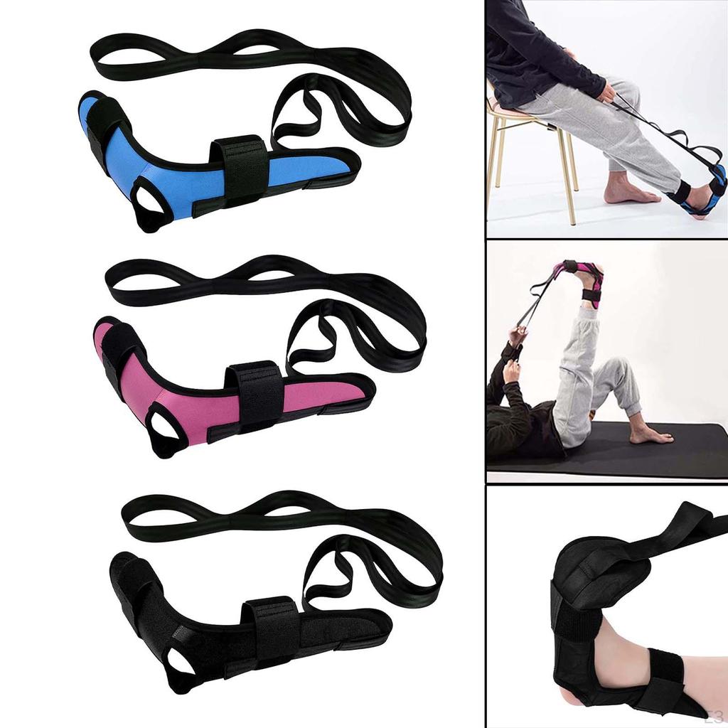 Фитнес-растягивающийся ремень для подколенных сухожилий, легкие принадлежности для упражнений, пояс с несколькими петлями для ног