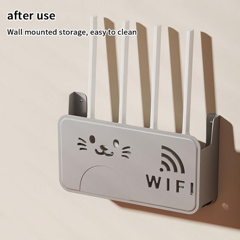 Беспроводной Wi-Fi роутер, коробка для хранения, розетка для гостиной, Wi-Fi декор, настенная полка для ТВ-приставки, органайзер для кабелей и питания