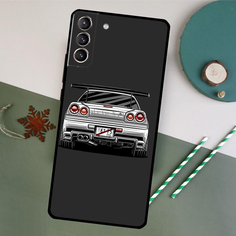 Sports Drift Car Phone Case For Samsung Galaxy S26 S23 Ultra S20 S21 S22 S24 S25 Plus S10 S25 FE Back Cover