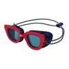 Speedo Junior Sunny G Seasiders Swimming Goggles Stylist Design Kids Holiday One Size Leak-Proof Red/Cobalt,