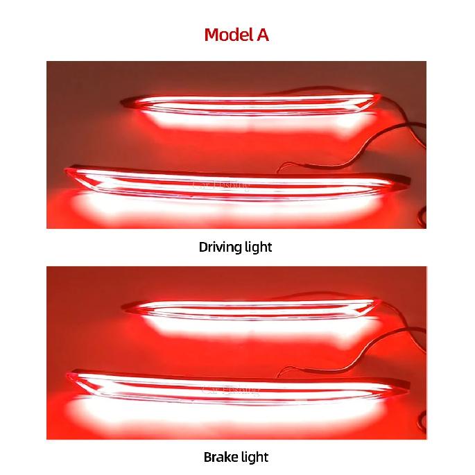 For Geely Coolray Proton X50 2018 2019 2020 2021 LED Rear Bumper Reflector Light Car turn signal Tail Light Brake Warning Lamp