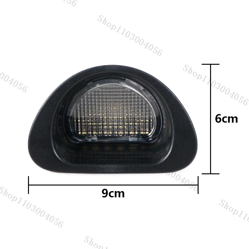 2 шт. светодиодный фонарь номерного знака для Peugeot 107 2005 2006 2007 2008-2014 Citroen C1 2005-2013 Задние фонари номерного знака Автомобильный стайлинг