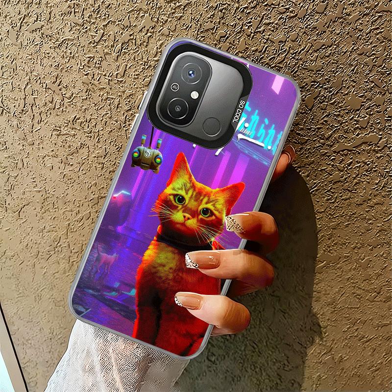 Чехол для телефона Stray Cat Game B-12 Ударопрочный для Xiaomi Poco X7 X6 X5 X3 Pro F7 Ultra M8 Redmi 15C 15 14C 13C 12C 10C 13 12 10