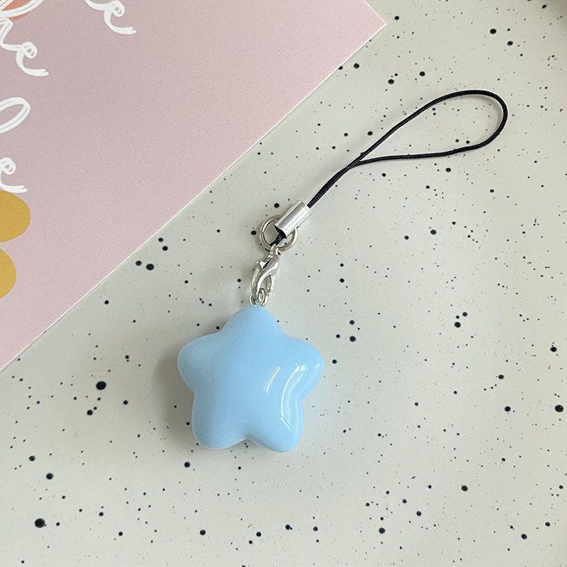 Телефонный шнурок, ремешок для телефона в виде звезды, подвеска для телефона, брелок для ключей, цепочка для мобильного телефона в виде звезды, ювелирные изделия для девочек