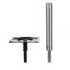 Boat Seat Mount Kit 3/4 Inch Lock In Pin Post Base Plate and Seat Mount with Spring for Most Boats