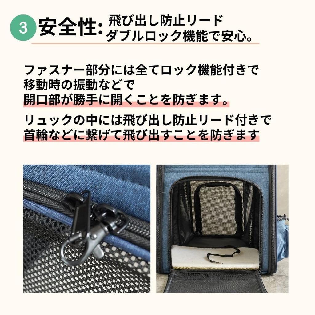 PetGround Expandable Pet Backpack Carrying Bag for Dogs and Large Capacity Evacuation Simple Small and Medium Carrying Foldable Soft Crate Cats, Bag,