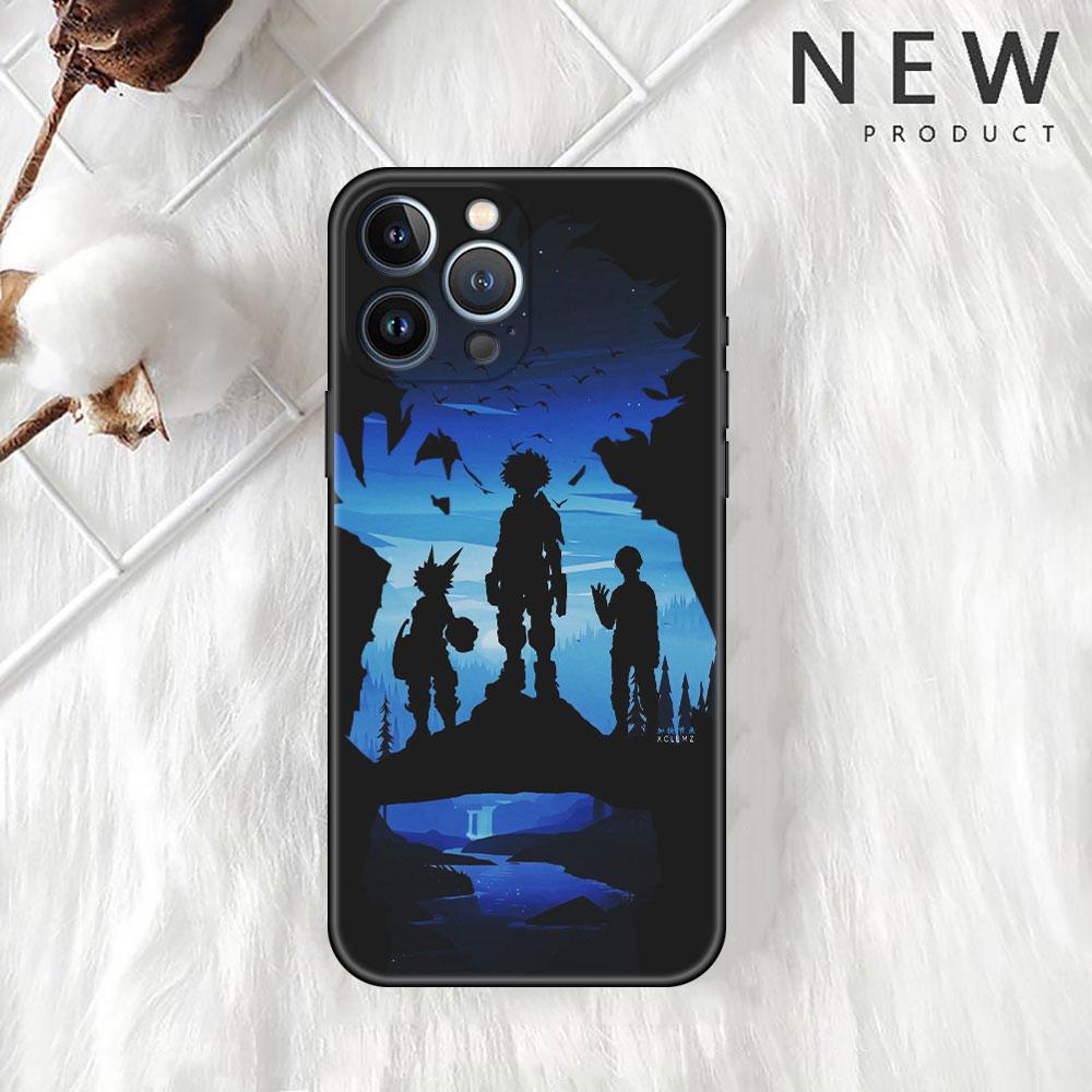 Чехол My Hero Academia для Apple iPhone 14 Pro Max 13 11 12 Mini SE 7 8 Plus X XS 6 6S силиконовый чехол для телефона мягкий TPU Funda