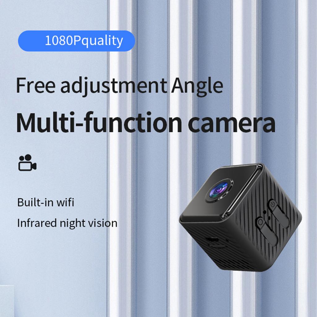 Smart Security Camera 1080P Home Multifunctional Camera with Function Night Support for 4-64GB Storage APP: iWFCam