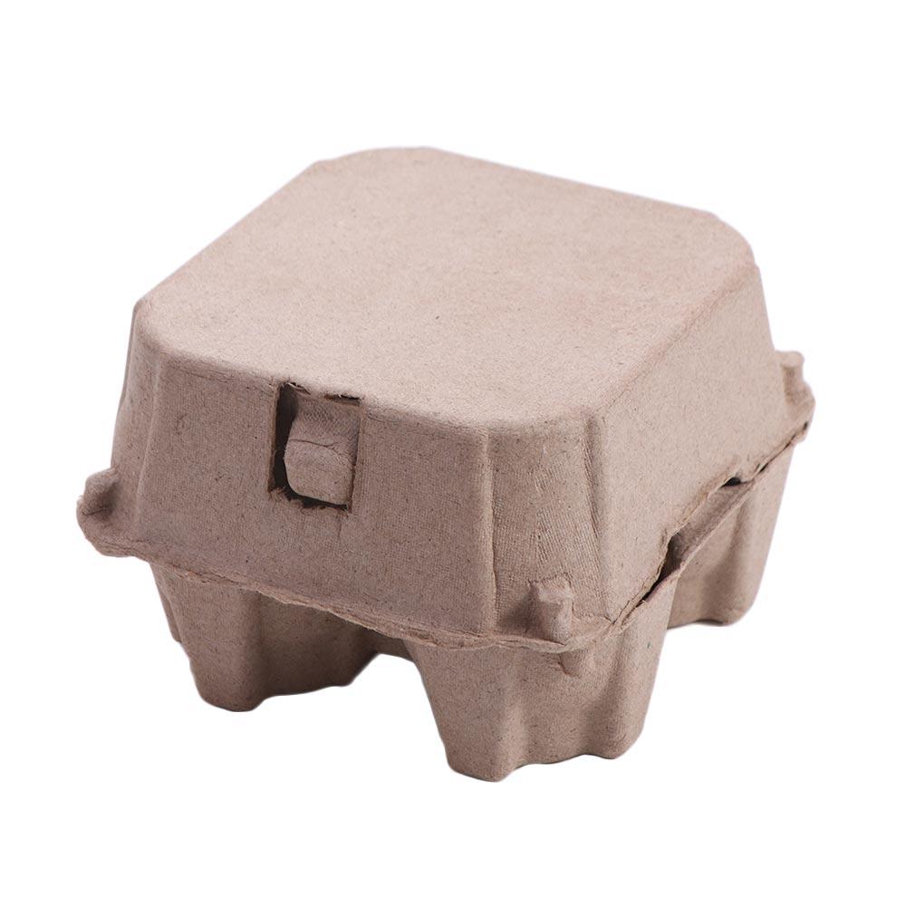 10 шт. 4 сетки бумажная пульпа коробки для яиц экономия места пустая коробка для хранения яиц лоток для куриных яиц для дома