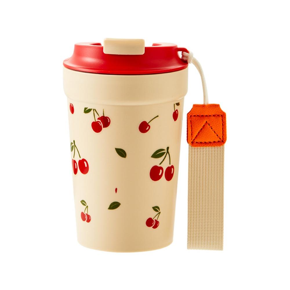 400ml Water Bottle Leak-proof Coffee Cup Cute Plastic Cups Student