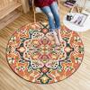 Microfine Round Carpets for Living Room Bedroom Rugs Decor Floor Mat Table Area Rugs