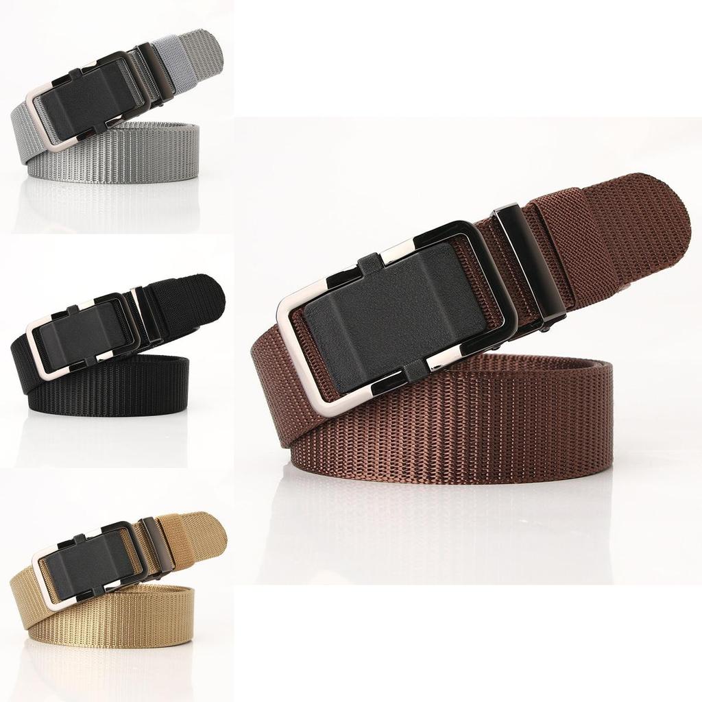 Mens Nylon Tactical Belt With Alloy Buckle For Outdoor Hiking And Casual Wear