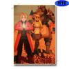 Vintage Fullmetal Alchemist Poster Japanese Cartoon Retro Kraft Paper Poster Home Decoration Painting Wall Stickers Anime Decor