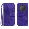 For Honor Magic5 Lite 5G / X9a 5G HT04 Leather Phone Case Sunflower Imprinted Stand Wallet Cell Phone Cover