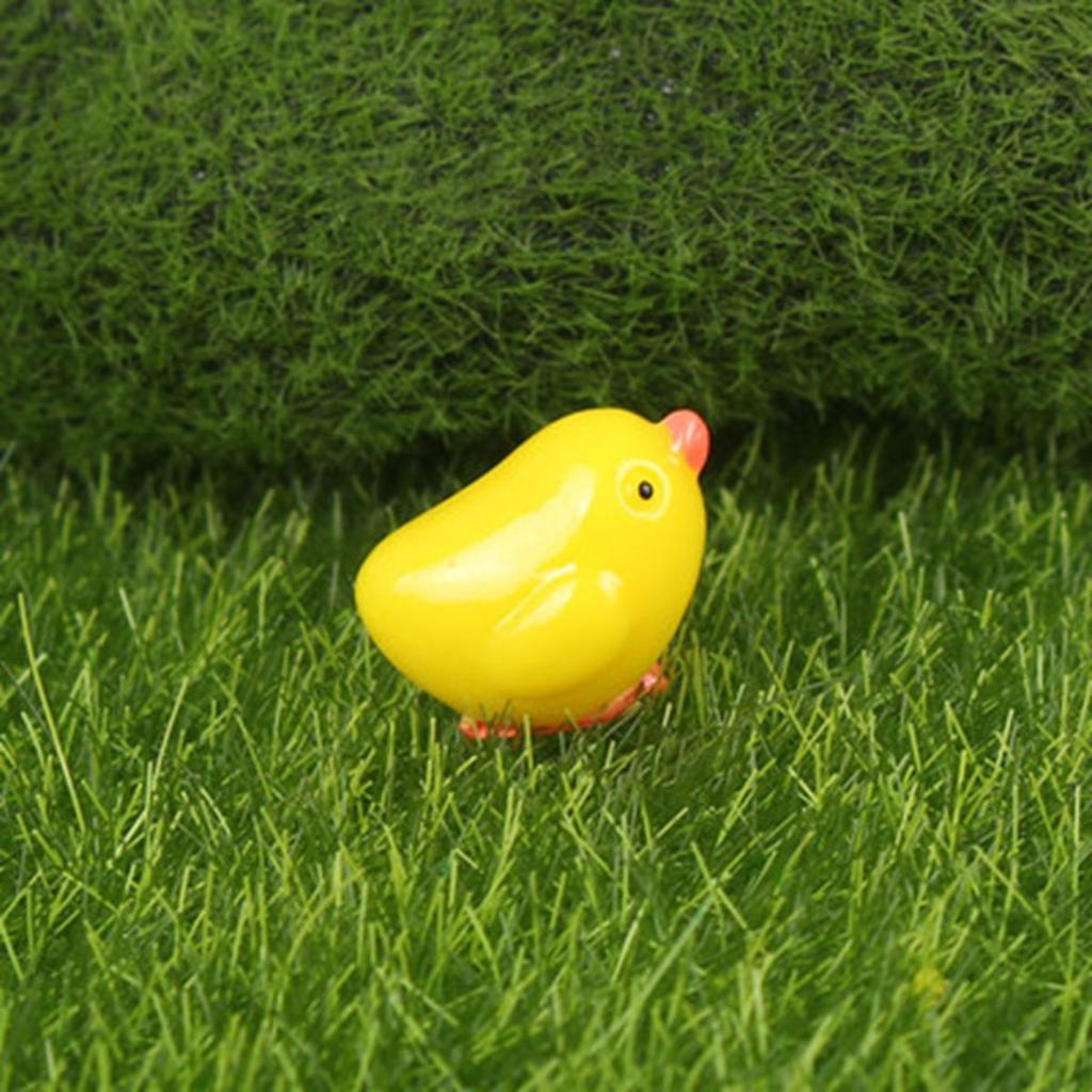 Garden Tiny Hen Chick Egg Henroost Mini Micro Landscape Ornament Miniature Figurine Decoration