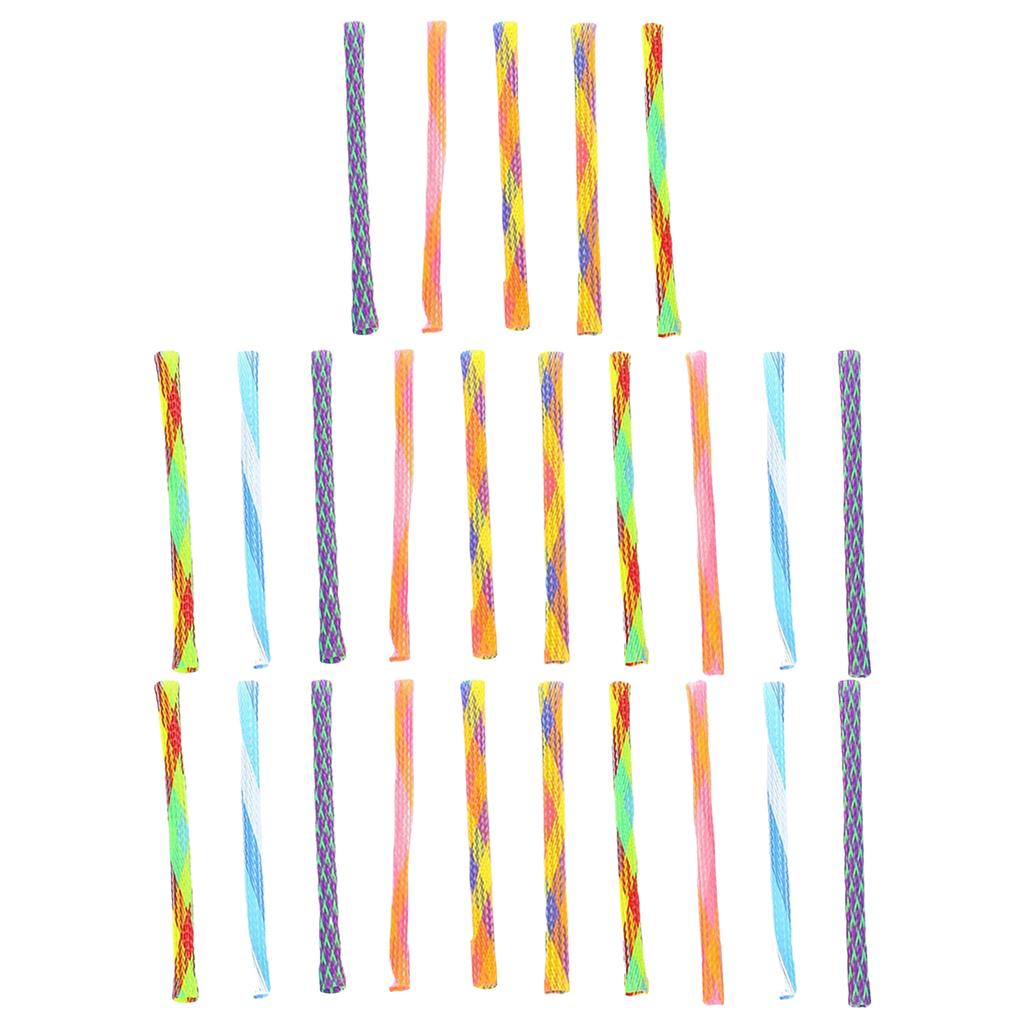 25 шт., плетеная игрушка для кошек, интерактивная игрушка для котят, жевательная пружина для кошек, режущихся зубов, для упражнений, подарок