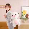 Милая толстая плюшевая игрушка-кукла в виде кролика, белая кукла-зайчик, кролик с большими ушами, подушка для сна в кровати, подарок на день рождения