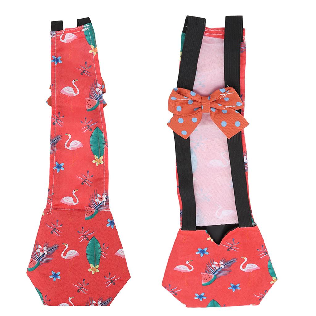 Pet Chicken Diapers Soft Polyester Adjustable Pet Duckling Diapers for Pet Chicken Duck and Goose M