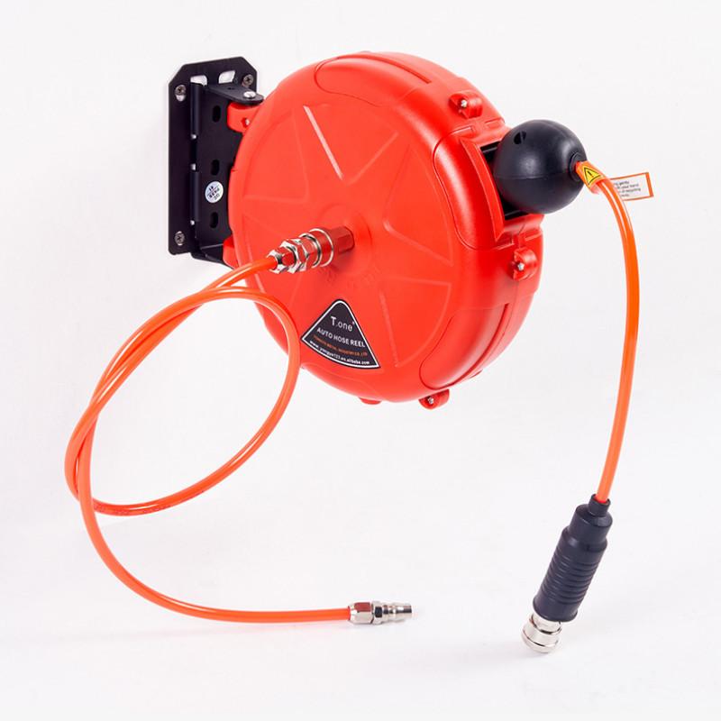 Wall Mounted Tracheal Coiling Device Automatic Retractable Pipe Reel Automotive Maintenance Beauty Tool