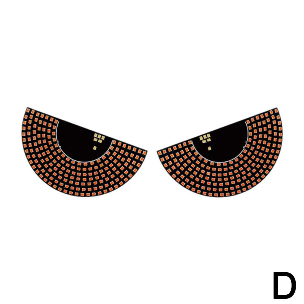 Car Windshield Glow Flexible LED Panel Devil Eyes Light LED Signal Lights Flashing LED Decoration Light For Car Windshield F6V0