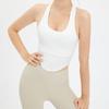 Спортивное нижнее белье для работниц, Красивая спина, Одежда для йоги, Топы для бега и фитнеса, Дышащие нюдовые жилеты для йоги