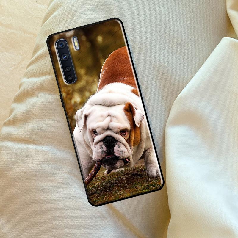 French Bulldog Case For Oppo A96 A76 A16 A18 A38 A58 A78 A98 A74 A94 A54 A80 A60 A40 A15 A17 A57 A5 A6 Pro